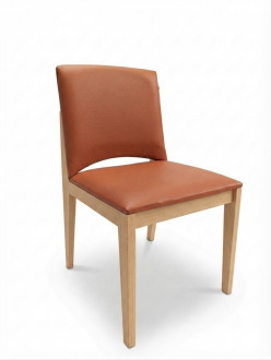 Chaise rembourrée 4 pieds Soline